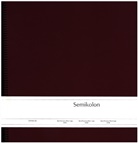 Semikolon Spiral Economy Album Large cream burgundy