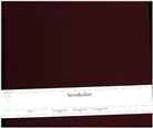 Semikolon Spiral Economy Album Large black burgundy