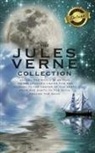 Jules Verne - The Jules Verne Collection (5 Books in 1) Around the World in 80 Days, 20,000 Leagues Under the Sea, Journey to the Center of the Earth, From the Earth to the Moon, Around the Moon (Deluxe Library Edition)