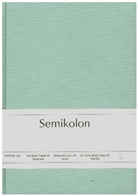 Semikolon Notizbuch Classic A5 dotted moss