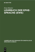 Ernst Henrici - Lehrbuch der Ephe-Sprache (Ewe)