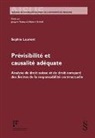 Laurent Sophie - Prévisibilité et causalité adéquate