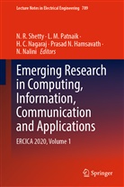 H C Nagaraj et al, Prasad N. Hamsavath, M Patnaik, L M Patnaik, Nalini N., H C Nagaraj... - Emerging Research in Computing, Information, Communication and Applications
