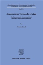Melanie J&auml;nsch - Angemessene Vorstandsvertr&auml;ge.