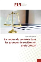 Térèsa Amoa-Bouaffon - La notion de contrôle dans les groupes de sociétés en droit OHADA