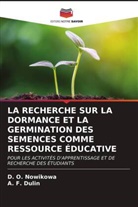 A. F. Dulin, D. O. Nowikowa - LA RECHERCHE SUR LA DORMANCE ET LA GERMINATION DES SEMENCES COMME RESSOURCE ÉDUCATIVE