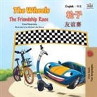 Kidkiddos Books, Inna Nusinsky - The Wheels The Friendship Race (English Chinese Bilingual Book for Kids - Mandarin Simplified)