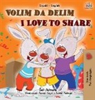 Shelley Admont, Kidkiddos Books - I Love to Share (Serbian English Bilingual Children's Book -Latin Alphabet)