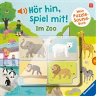 Sandra Grimm, Christine Faust - Hör hin, spiel mit! Mein Puzzle-Soundbuch: Im Zoo