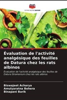 Biswajeet Acharya, Binapani Barik, Amulyaratna Behera - Évaluation de l'activité analgésique des feuilles de Datura chez les rats albinos