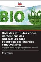 Paul Mbuthi - Rôle des attitudes et des perceptions des utilisateurs dans l'adoption des énergies renouvelables