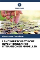 Gholamreza Chabokrow - LANDWIRTSCHAFTLICHE INVESTITIONEN MIT DYNAMISCHEN MODELLEN