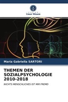 Maria Gabriella SARTORI - THEMEN DER SOZIALPSYCHOLOGIE 2010-2018