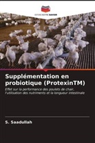 S. Saadullah - Supplémentation en probiotique (ProtexinTM)
