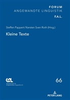 Gesell. für Angewandte Linguistik e.V., Steffen Pappert, Kersten Sven Roth, Sven Roth - Kleine Texte