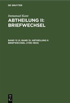 Degruyter - Abtheilung II: Briefwechsel - Band 12 (II, Band 3): 1795-1803
