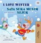 Shelley Admont, Kidkiddos Books - I Love Winter (English Malay Bilingual Book for Kids)
