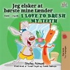 Shelley Admont, Kidkiddos Books - I Love to Brush My Teeth (Danish English Bilingual Bilingual Book for Kids)