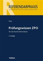 Olive Elzer, Oliver Elzer, Doerth Fleischer, Doerthe Fleischer, Ludolf v Saldern, Ludolf von Saldern... - Prüfungswissen ZPO für das Rechtsreferendariat