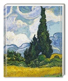 Flame Tree Publishing, Vincent van Gogh, Tree Flame - Vincent Van Gogh - Wheatfield With Cypresses Pocket Diary 2022