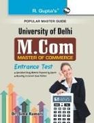 RPH Editorial Board - Delhi University (DU) M.Com Entrance Test Guide