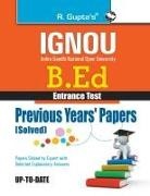 RPH Editorial Board - IGNOU B.Ed. Entrance Test