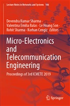 Valentina Emilia Balas, Korhan Cengiz, Valentin Emilia Balas, Valentina Emilia Balas, Le Hoang Son et al, Devendra Kumar Sharma... - Micro-Electronics and Telecommunication Engineering