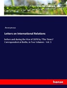 Anonymous - Letters on International Relations