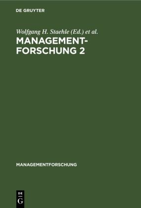 Peter Conrad, Wolfgang H. Staehle - Managementforschung 2 [Thema: Flache Hierarchien und organisatorisches Lernen]