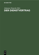 Johannes Denecke - Der Dienstvertrag