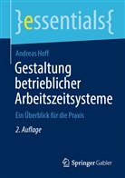 Andreas Hoff - Gestaltung betrieblicher Arbeitszeitsysteme