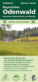 Michael Messer, Bergstrasse-Odenwald, Bergstrasse-Odenwald, Geo-Naturpark Bergstraße-Odenwald, MeK Landkarten GmbH, MeKi Landkarten GmbH... - Radfahren, Bayerischer Odenwald / Hessischer Odenwald-Ost und Maintal, m. 1 Buch