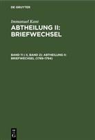 Degruyter - Abtheilung II: Briefwechsel - Band 11 ( II, Band 2): 1789-1794