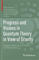 Felix Finster, Domenic Giulini, Domenico Giulini, Johannes Kleiner, Johannes Kleiner et al, Jürgen Tolksdorf - Progress and Visions in Quantum Theory in View of Gravity