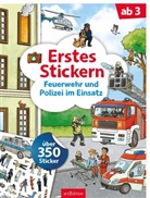 Sebastian Coenen - Erstes Stickern - Feuerwehr und Polizei im Einsatz