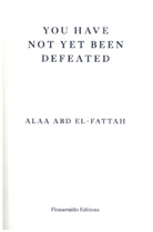 Alaa Abd el-Fattah, Alaa Abd El-Fattah - You Have Not Yet Been Defeated: Selected Writings 2011-2021