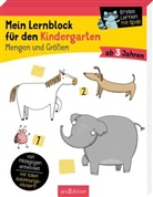 Hannah Lang, Sophia Schrade - Mein Lernblock für den Kindergarten - Mengen und Größen