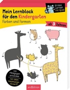 Hannah Lang, Sophia Schrade - Mein Lernblock für den Kindergarten - Farben und Formen