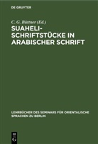 C. G. Büttner - Suaheli-Schriftstücke in arabischer Schrift
