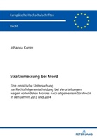 Johanna Kunze - Strafzumessung bei Mord