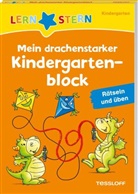 Stefan Lohr, Julia Meyer, Stefan Lohr - LERNSTERN. Mein drachenstarker Kindergartenblock. Rätseln und üben