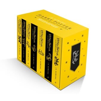 J. K. Rowling - Harry Potter, English edition: Harry Potter Hufflepuff House Editions - Paperback Box Set