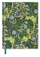 Flame Tree Publishing - William Morris: Seaweed (Blank Sketch Book)
