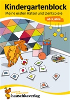 Ulrike Maier, Sabine Dengl - Kindergartenblock ab 3 Jahre - Meine ersten Rätsel und Denkspiele
