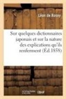 Léon De Rosny, Rosny-l - Remarques sur quelques