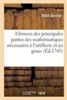 Abbé Deidier, Deidier-A - Elemens generaux des principales