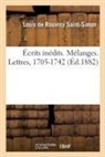 Armand-Prosper Faugère, Flodoard de Reims, Saint-Simon-L R - Ecrits inedits. melanges.