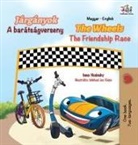 Kidkiddos Books, Inna Nusinsky - The Wheels The Friendship Race (Hungarian English Bilingual Book for Kids)