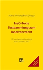 Reinhard Bork, Bruno M. Kübler, Hann Prütting, Hanns Prütting - InsO-Texte