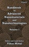 Vikas Mittal - Handbook of Advanced Nanomaterials and Nanotechnologies, Volume 1